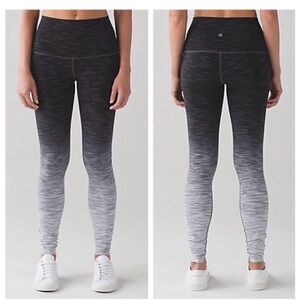 Lululemon Wunder Under High-Rise Ombre Melange leggings in size 4